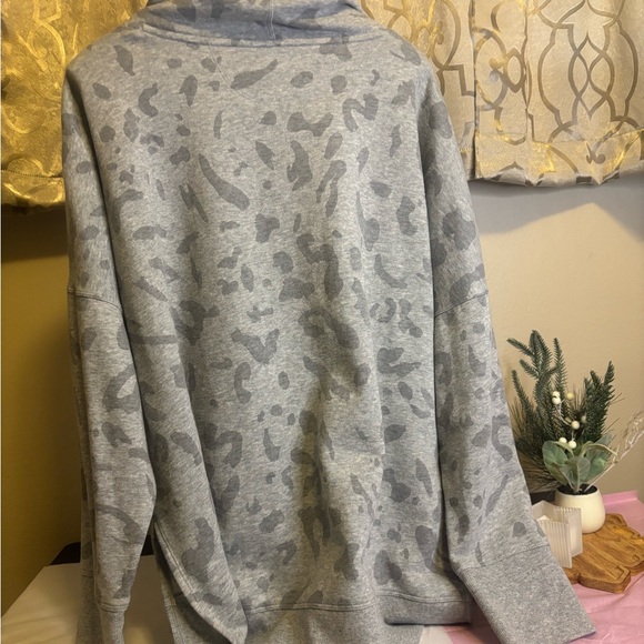 Calvin Klein Gray Patterned Men's Hoodie - Picture 2 of 2